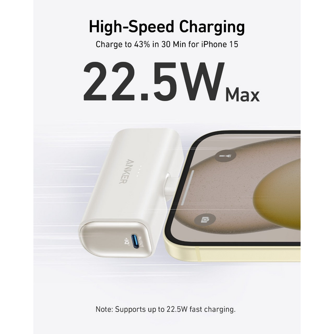 Anker Nano Power Bank  Built-In USB-C Connector