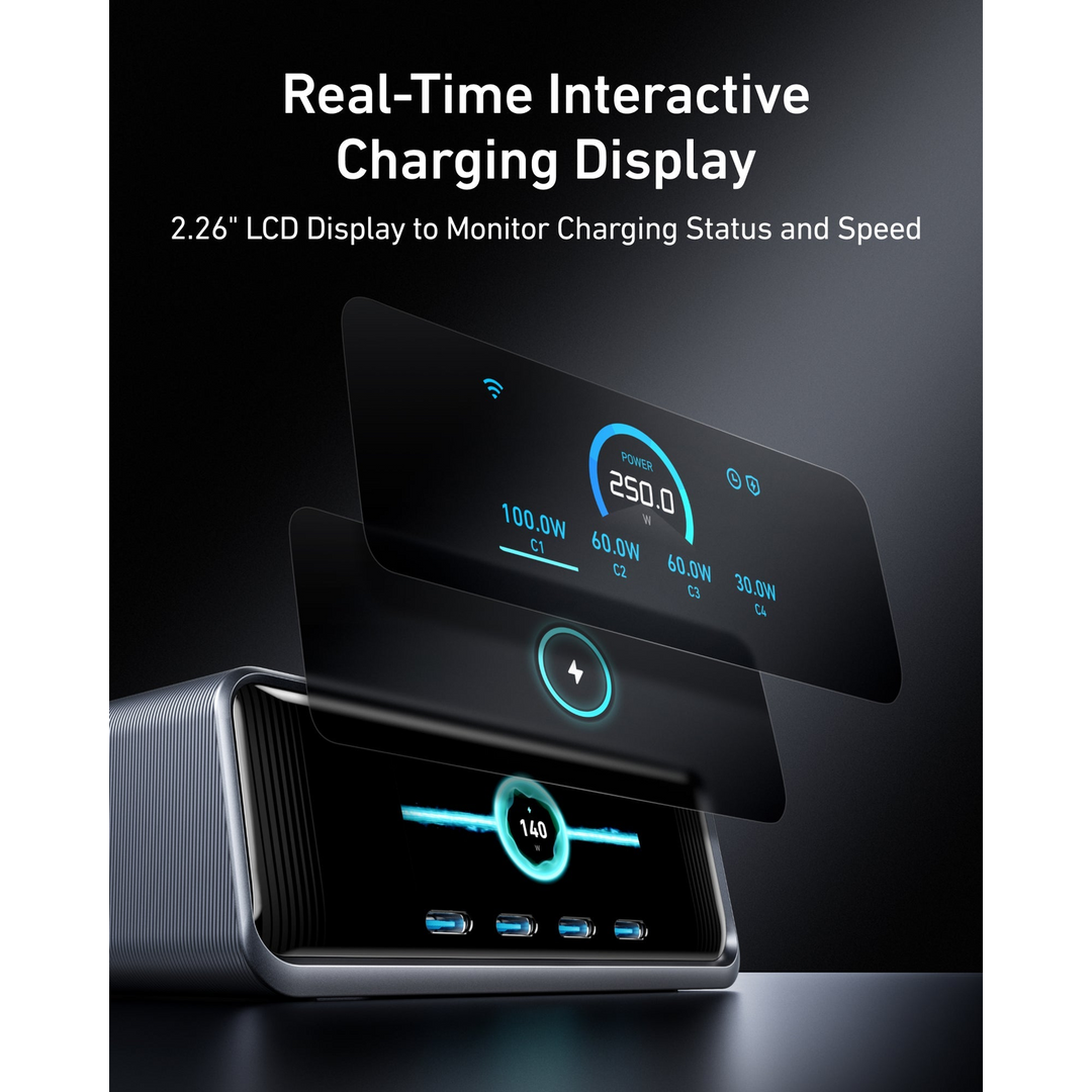 Anker Prime Charger Silver  6 Ports