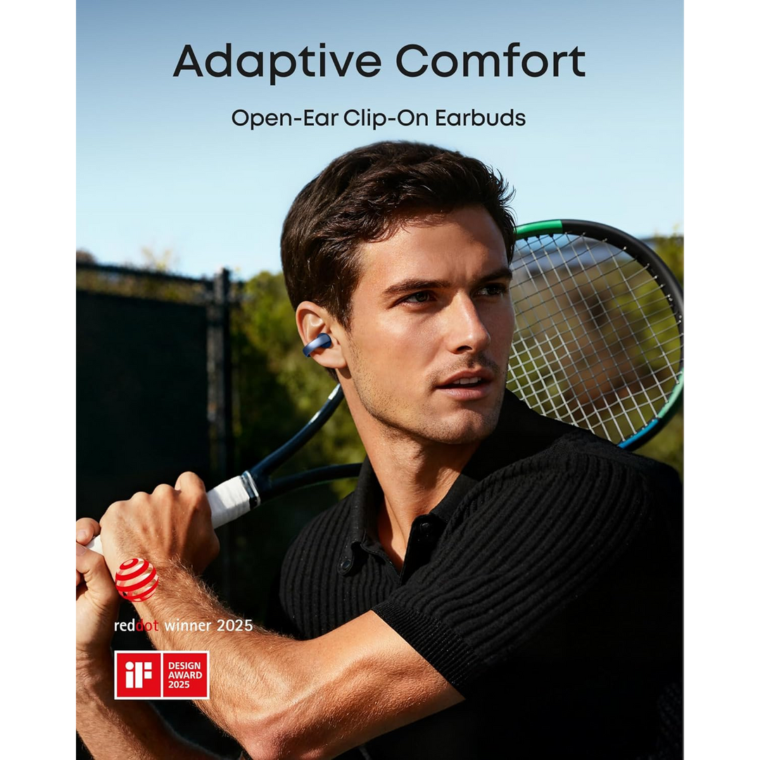 Soundcore AeroClip open-ear headphones