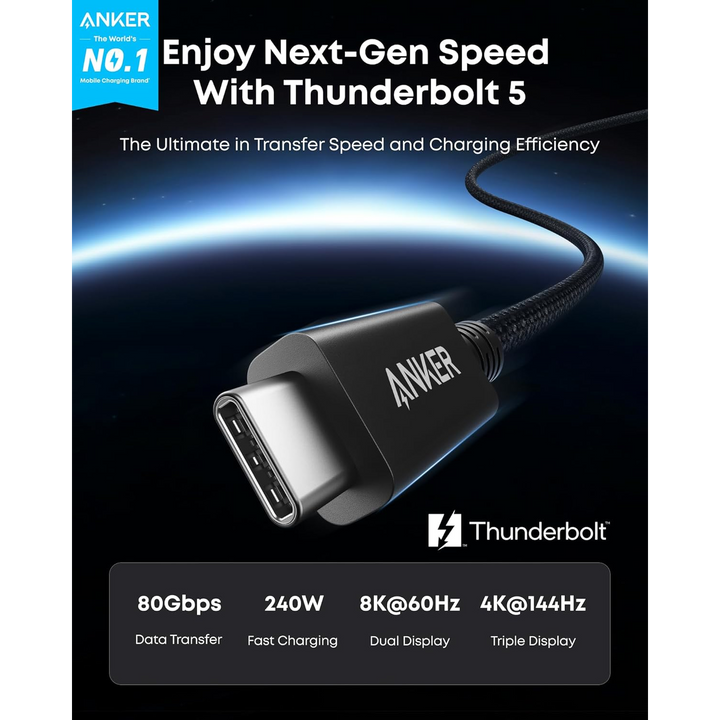 Anker Prime Thunderbolt 5 Cable