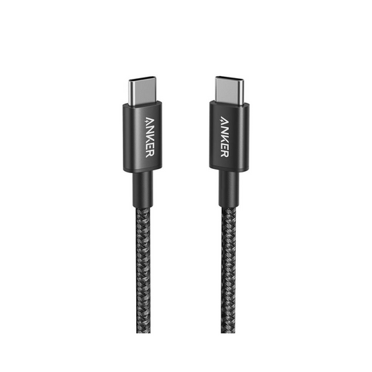 Anker Nylon USB-C to USB-C 2.0 Cable 3.3ft Black