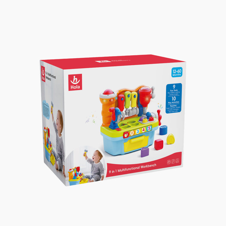 Hola 9-in-1 Multifunctional Workbench Toy