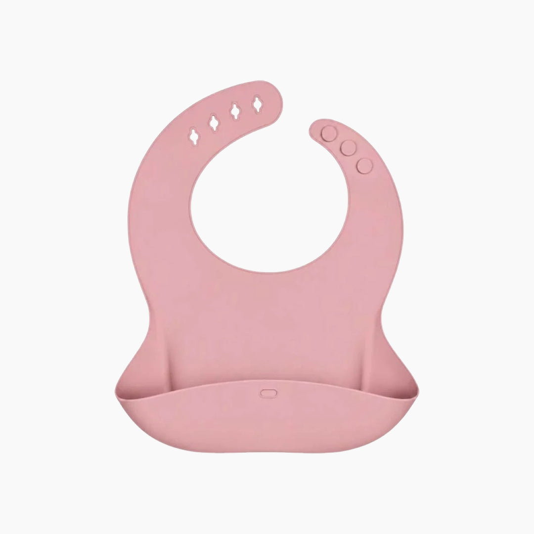 Ababy Waterproof Silicone Baby Bib Adjustable Neck With Wide Food Catching Pocket 1 Piece
