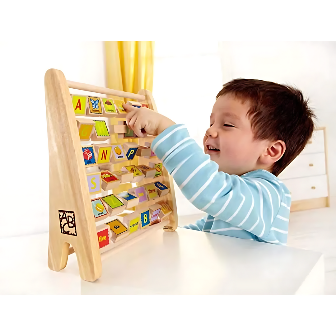 Melissa &amp; Doug ABC-123 Abacus with double-sided tiles