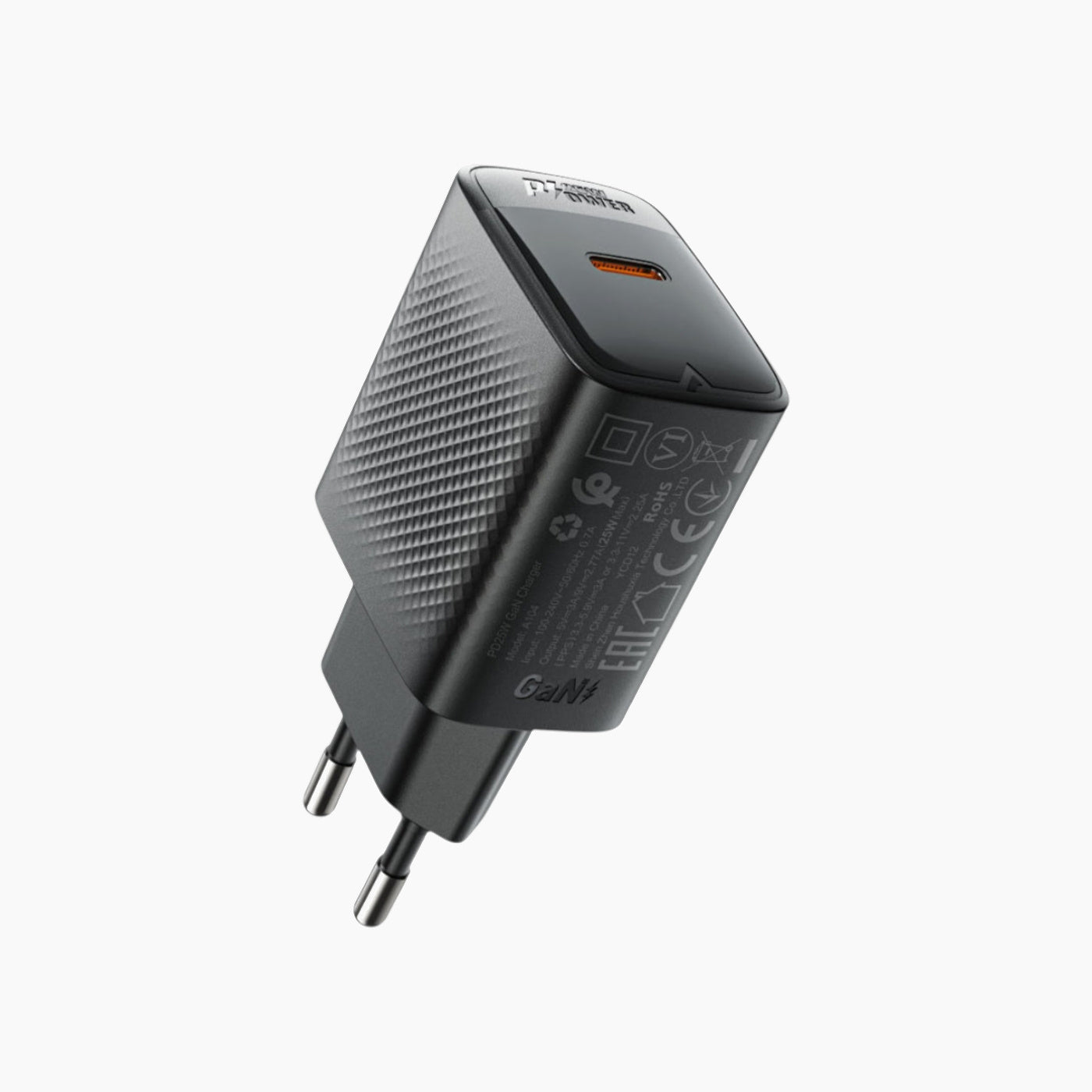 ACEFAST A104 25W USB-C EU wall charger with GaN PD technology