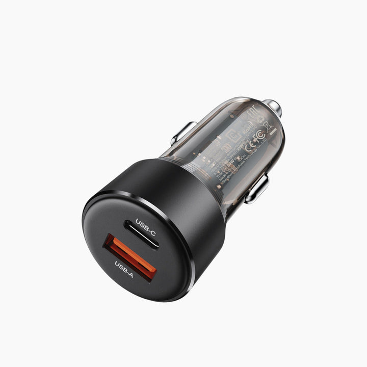 ACEFAST B12 Car Charger USB-C +USB-A (60W)