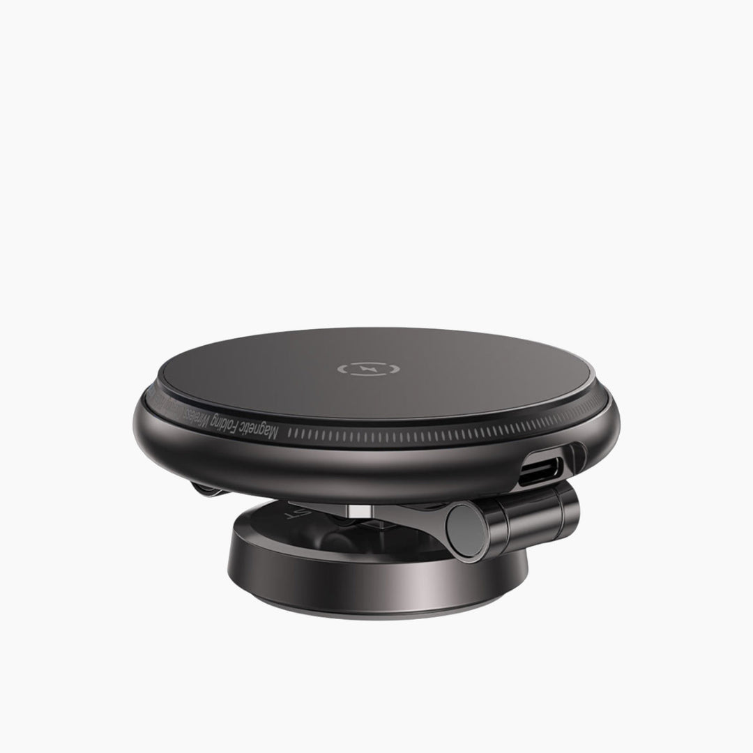 ACEFAST D30 magnetic car wireless charger with LED ambient light