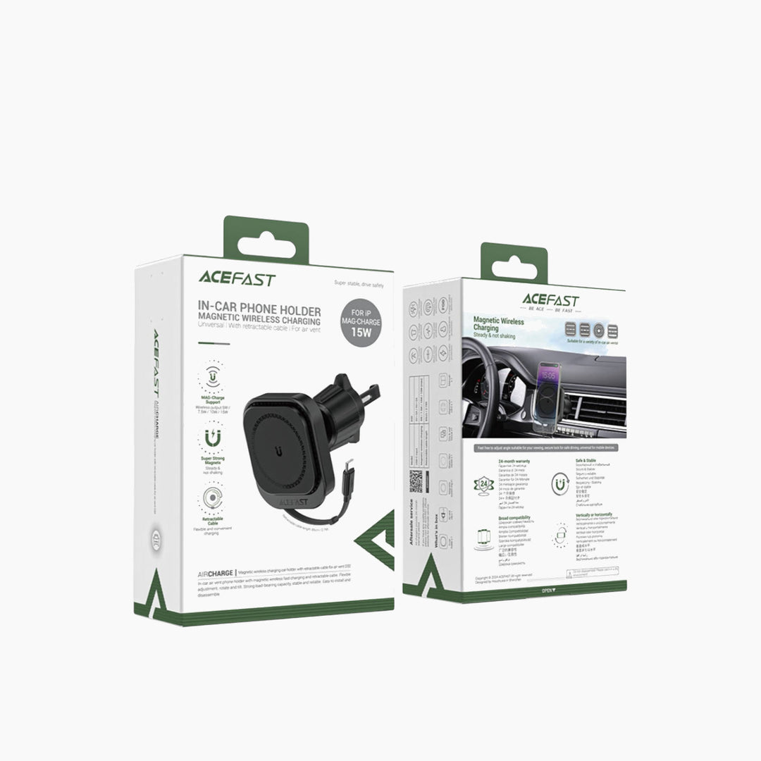 ACEFAST D32 Fast Wireless Charger Magnetic Car Holder