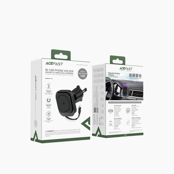 ACEFAST D32 Fast Wireless Charger Magnetic Car Holder