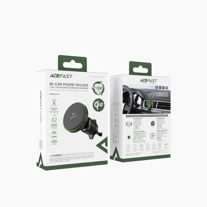 ACEFAST D33 Qi2 Air Vent Magnetic Wireless Charging Car Holder