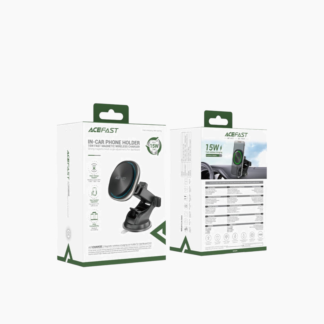 ACEFAST D42 Dashboard Magnetic Wireless Charging Car Holder