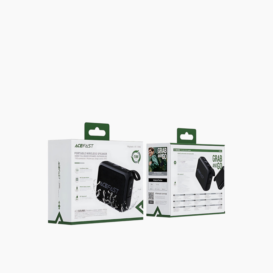 ACEFAST K4 portable go speaker with 8 hours of playtime