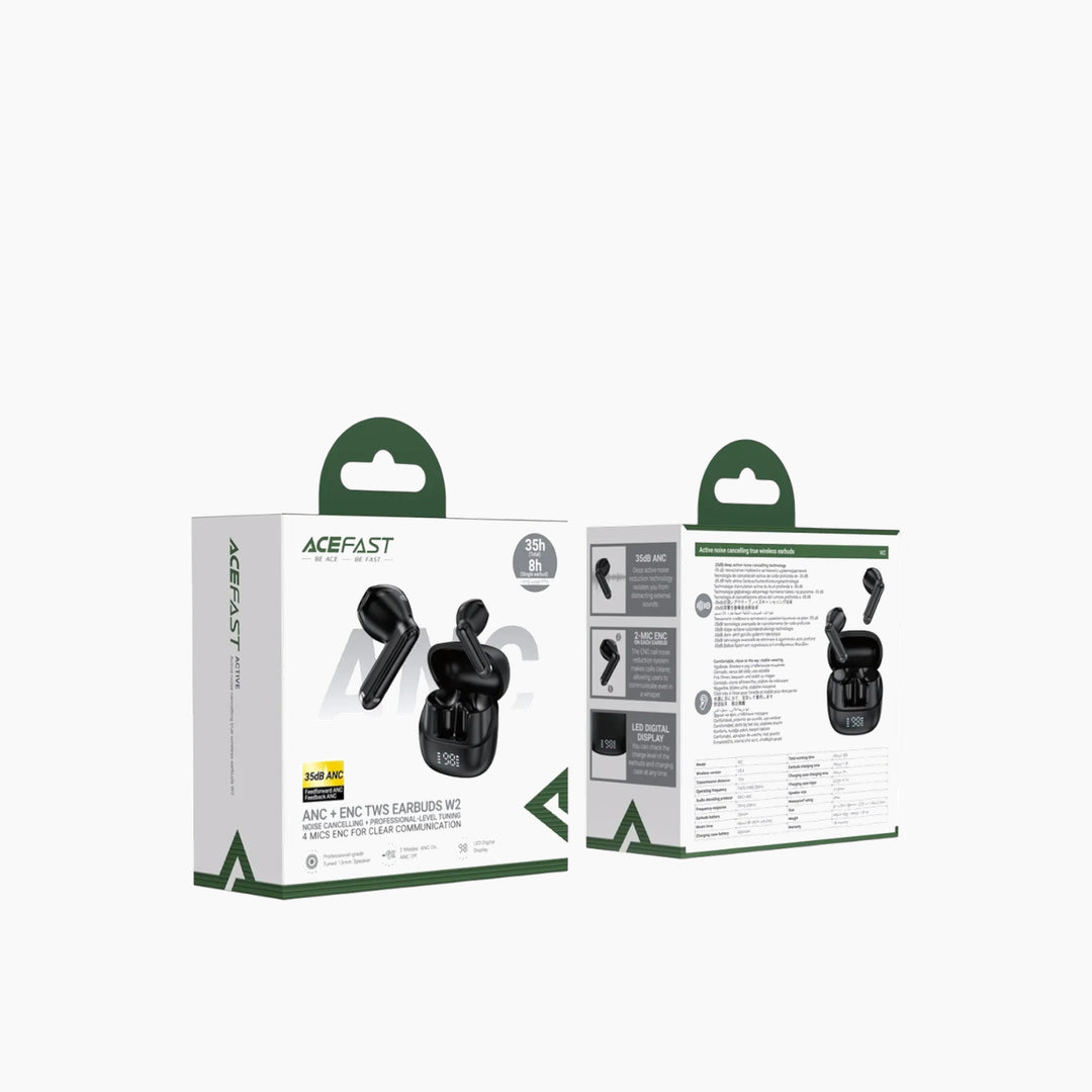 ACEFAST W2 ANC TWS earbuds with active noise cancellation
