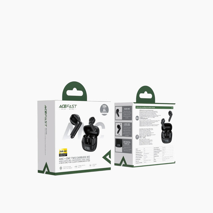 ACEFAST W2 ANC TWS earbuds with active noise cancellation
