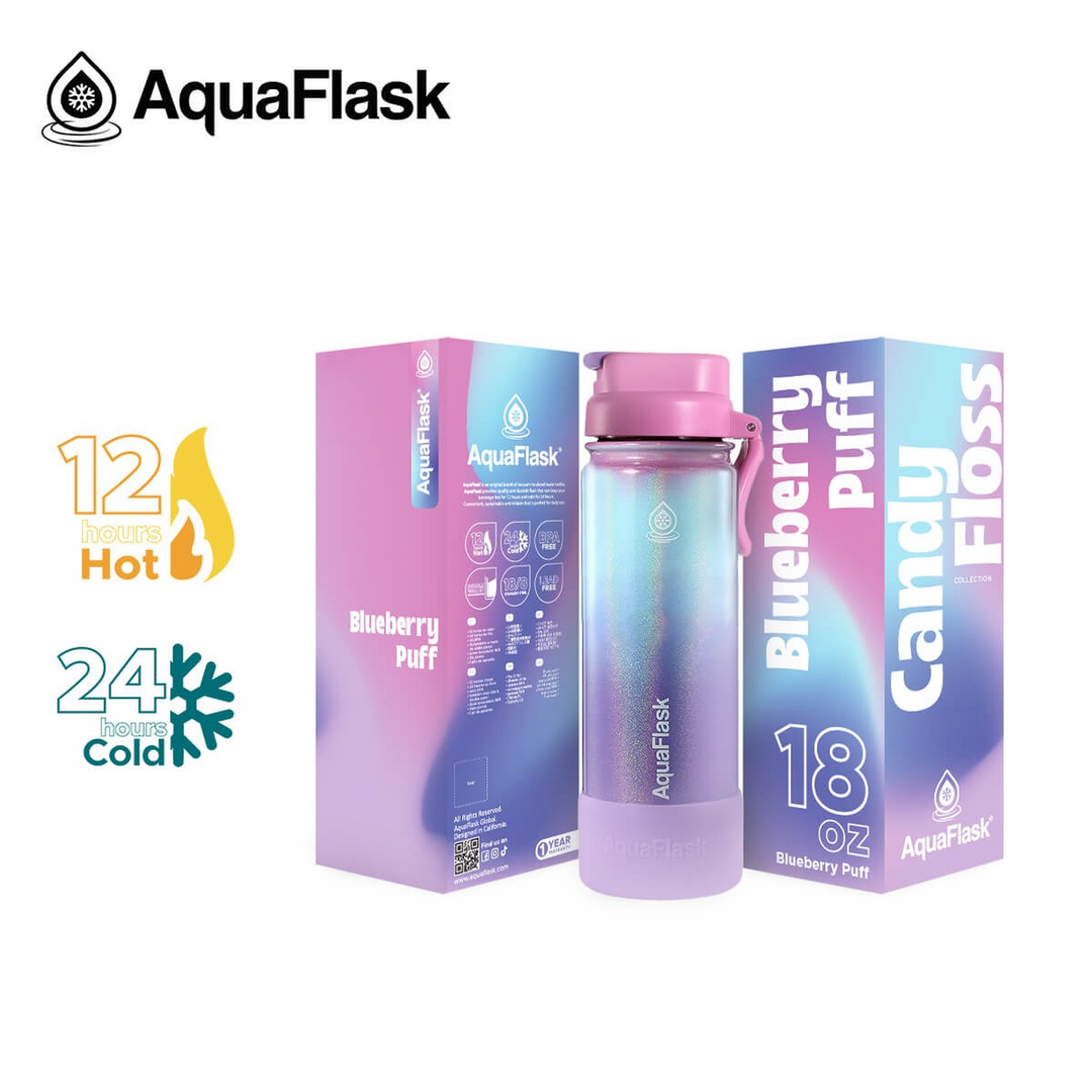 Aquaflask Candy Floss Insulated Bottle 22Oz