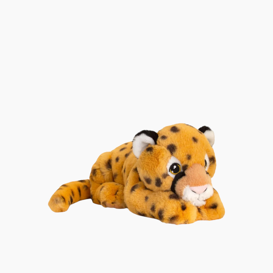 Keel Toys Keeleco 80cm plush cheetah made from recycled plastic bottles