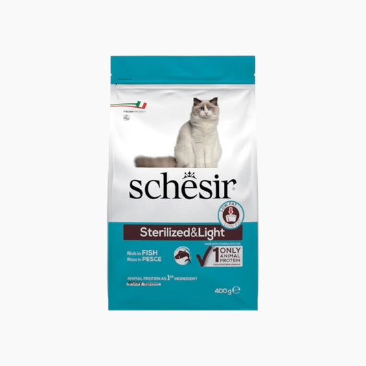 Schesir Cat Bag Dry Sterilized Fish 6x1.5 kg