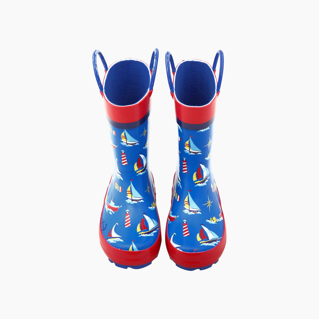 Stephen Joseph Nautical Rain Boots
