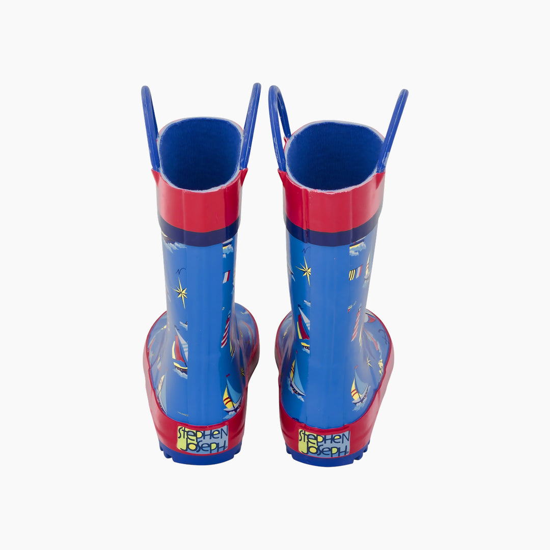 Stephen Joseph Nautical Rain Boots