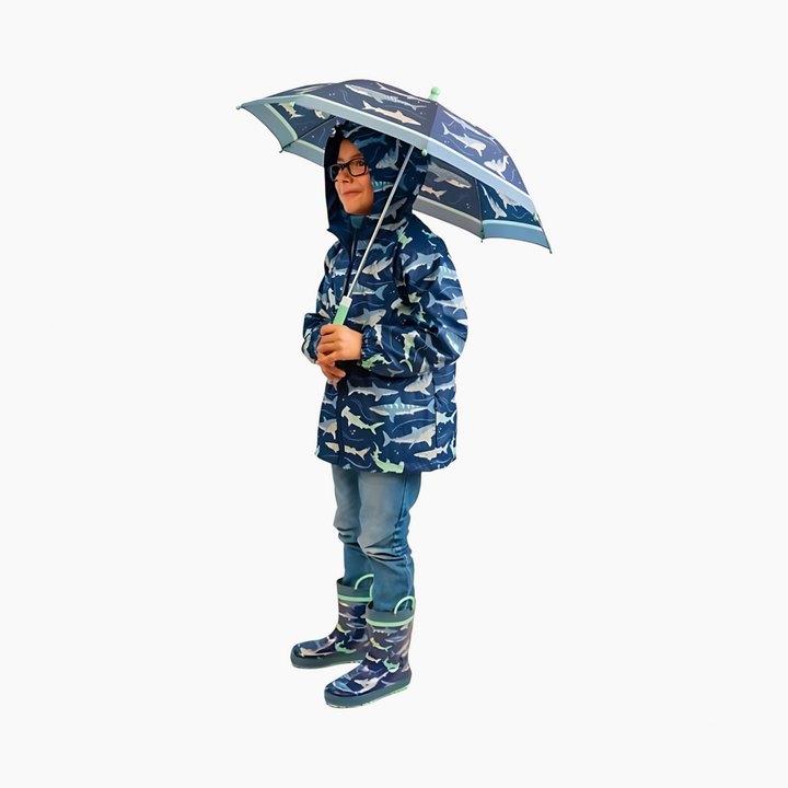 Stephen Joseph Navy Shark Umbrella