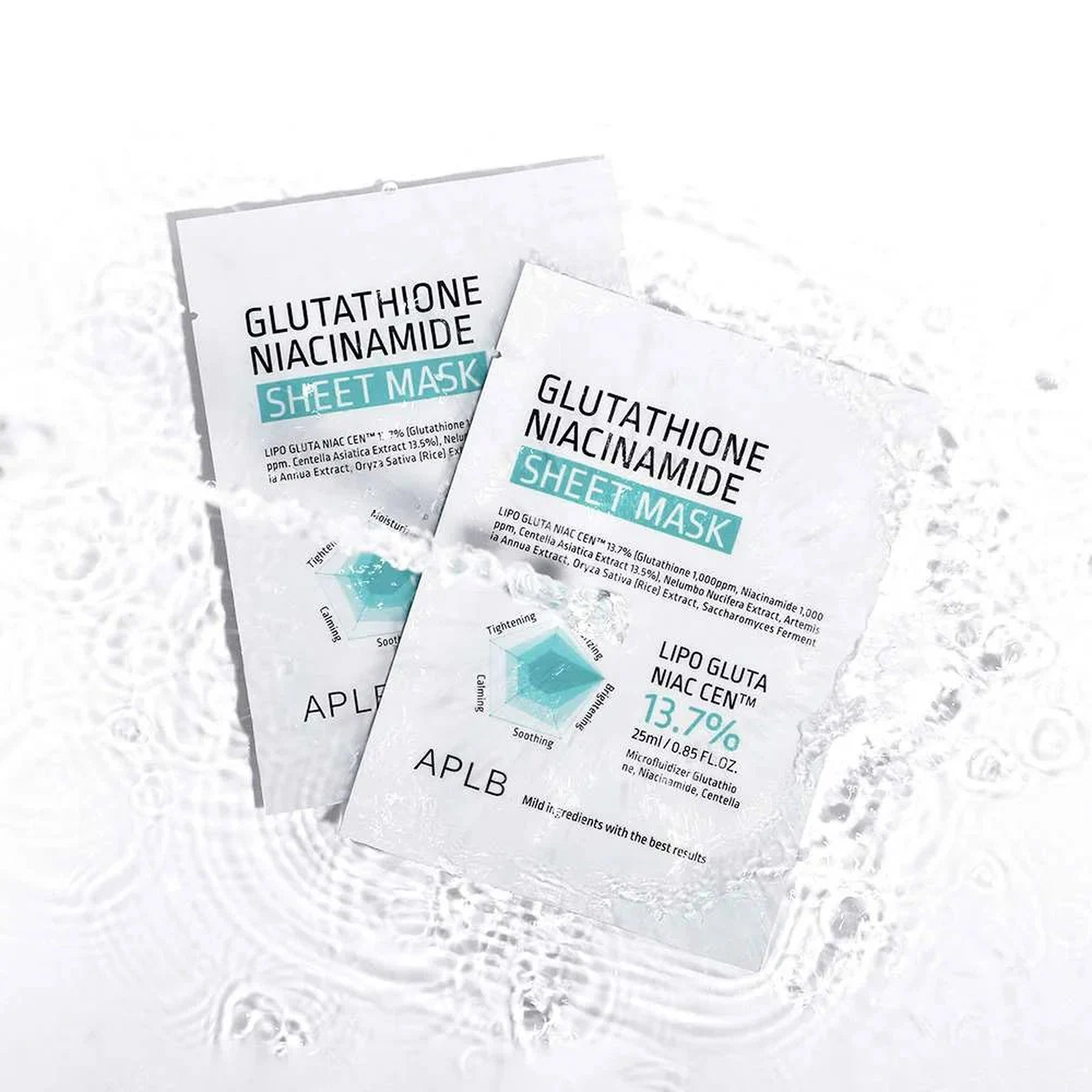 APLB Glutathione Niacinamide Sheet Mask APLB Glutathione Niacinamide Sheet Mask