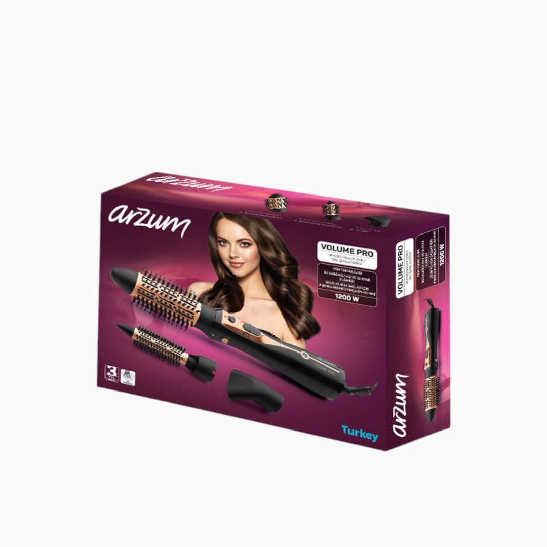 جهاز تصفيف الشعر بالهواء الساخن Volume Pro – 1 200 واط، 3 ملحقات