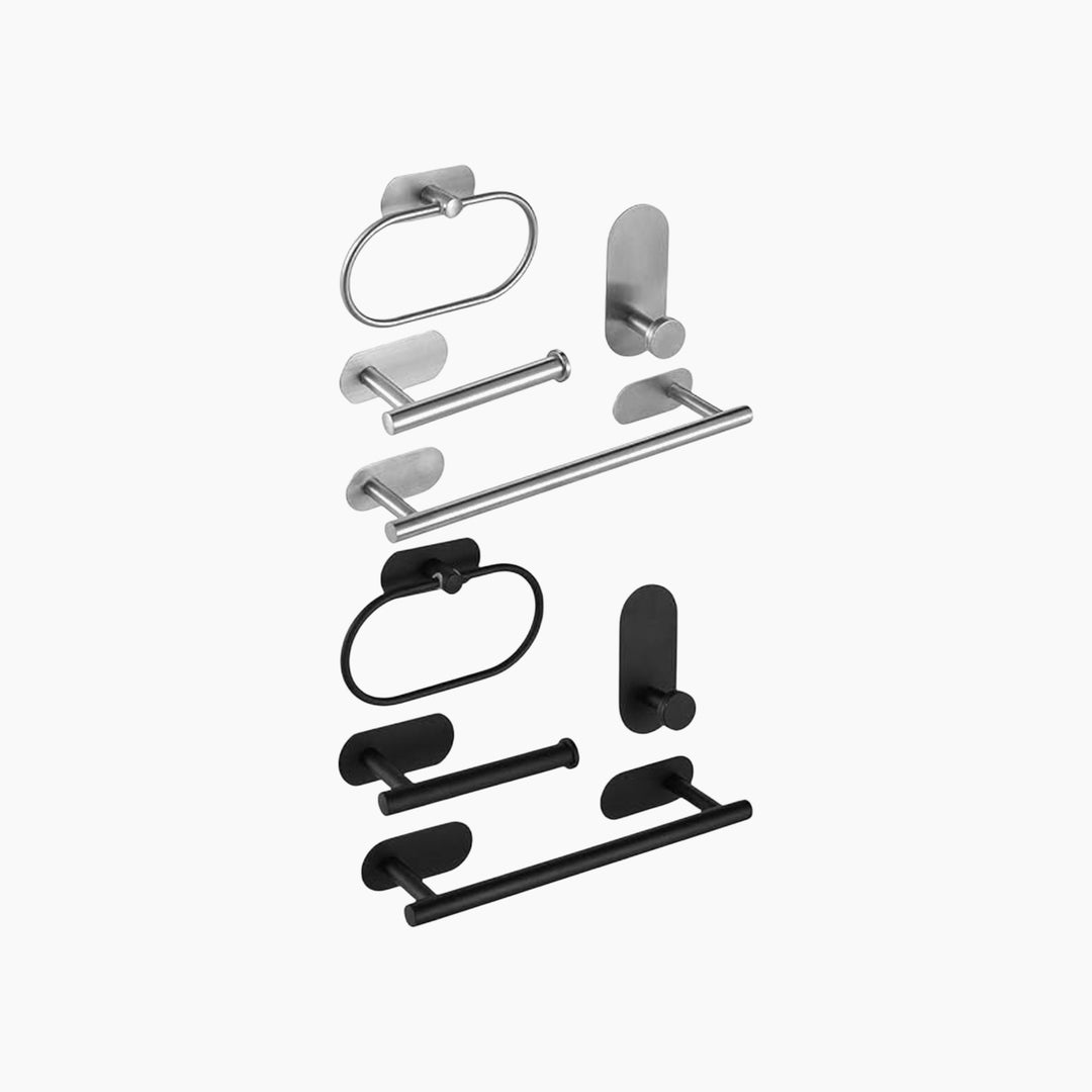 ARMN Adhesive Bathroom Set - 4 Pcs