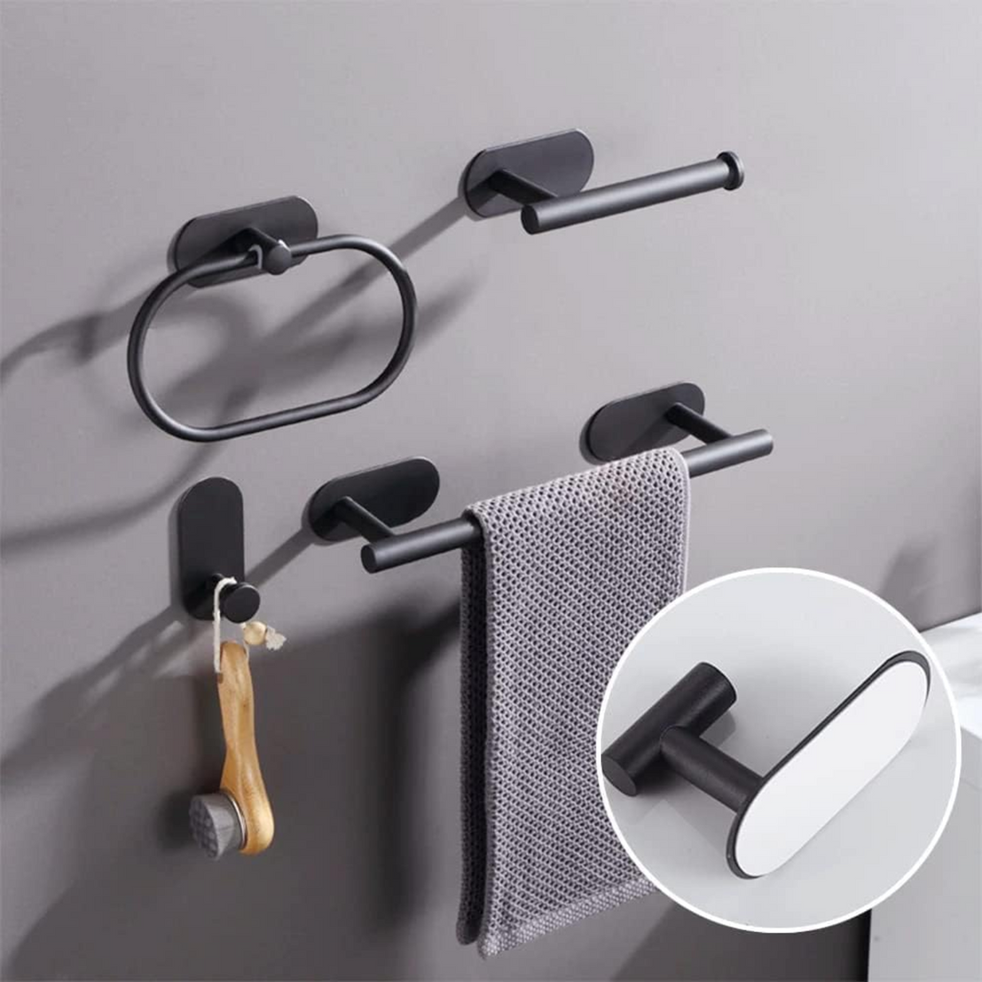 ARMN Adhesive Bathroom Set - 4 Pcs