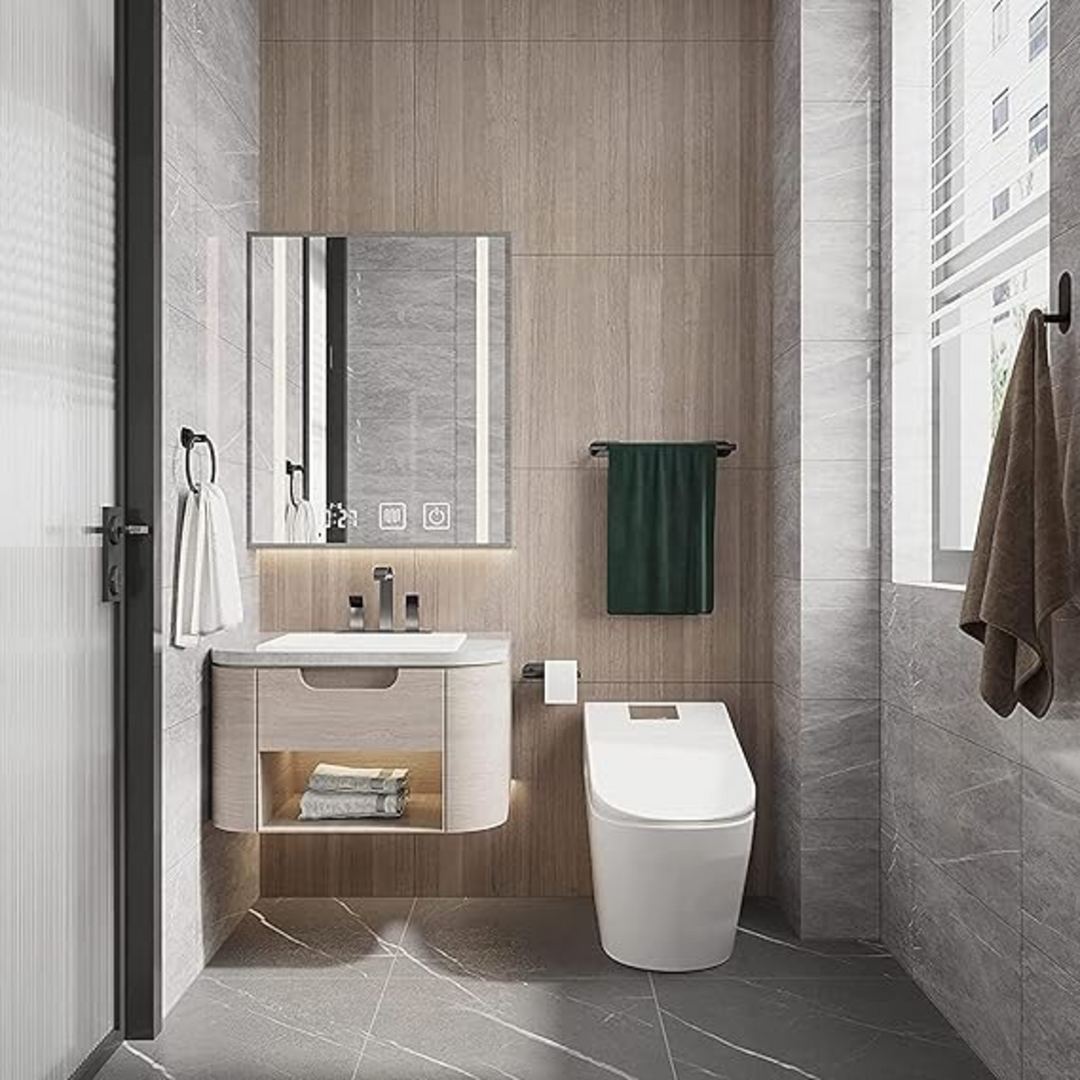ARMN Adhesive Bathroom Set - 4 Pcs