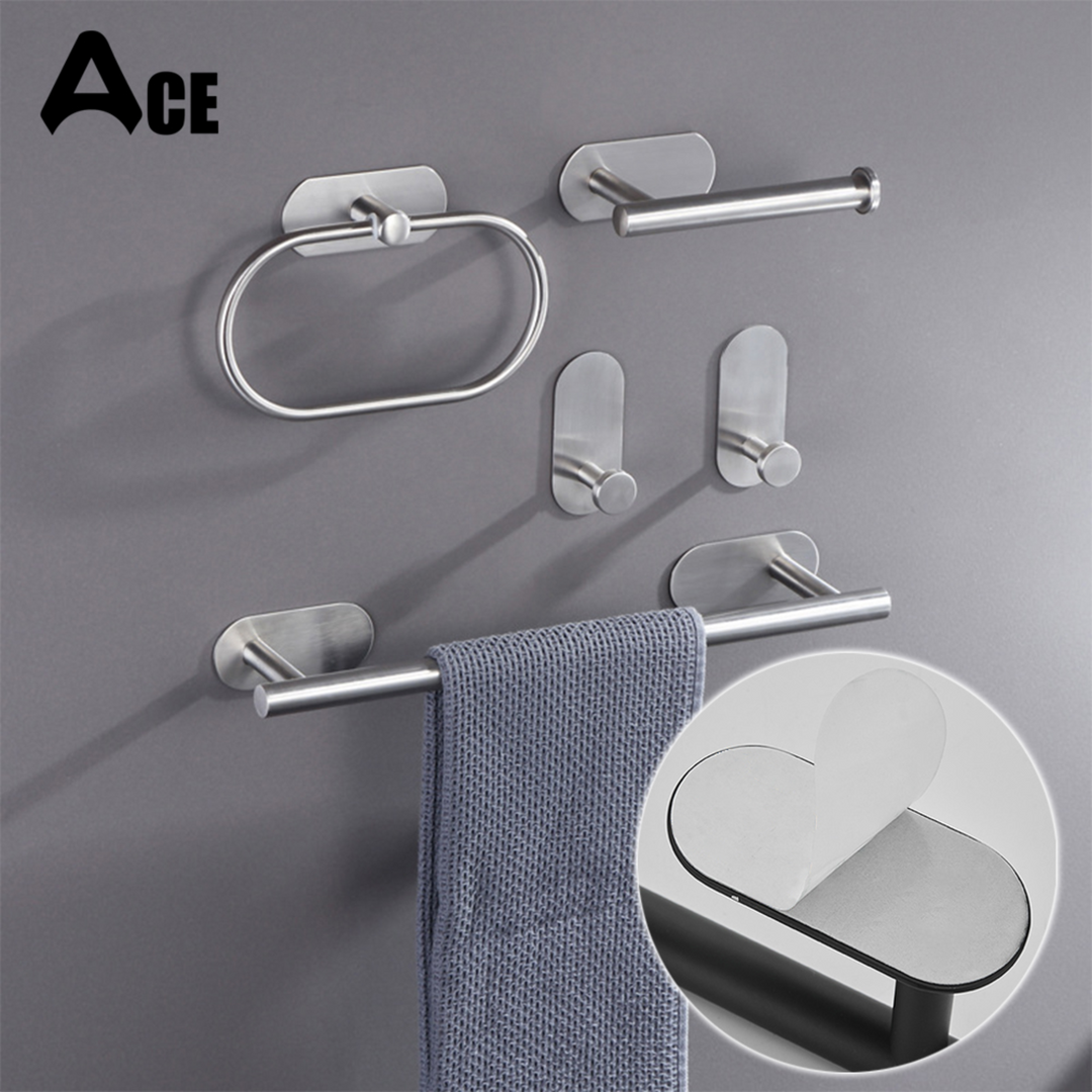 ARMN Adhesive Bathroom Set - 4 Pcs