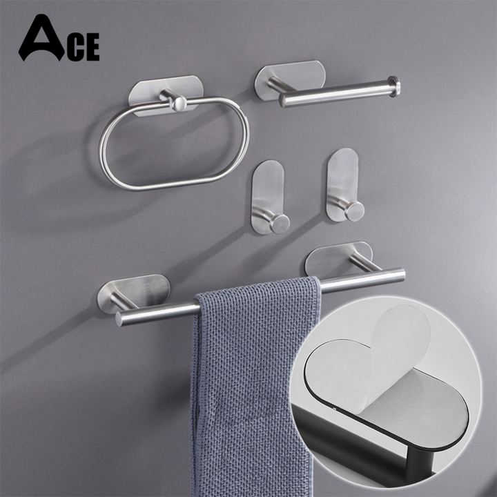 ARMN Adhesive Bathroom Set - 4 Pcs