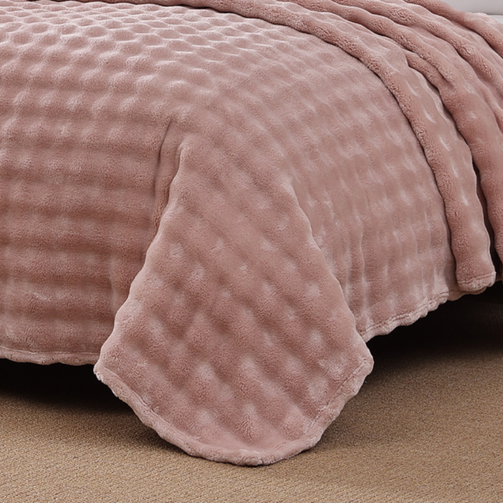 ARMN Bubble Plush King Blanket