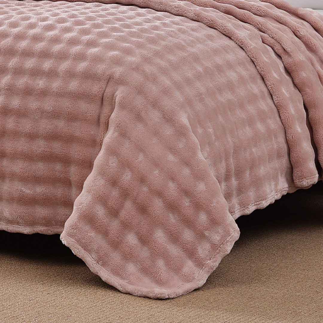 ARMN Bubble Plush Single Blanket