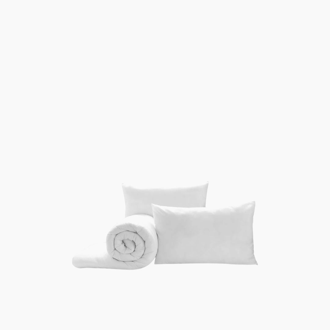 ARMN Cloud 3-Piece King Duvet &amp; Pillow Set - White