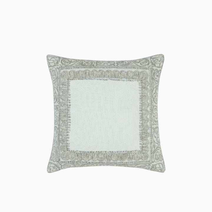 ARMN House Warming Cushion Cover 45*45 cm - Patterned White &amp; Beige