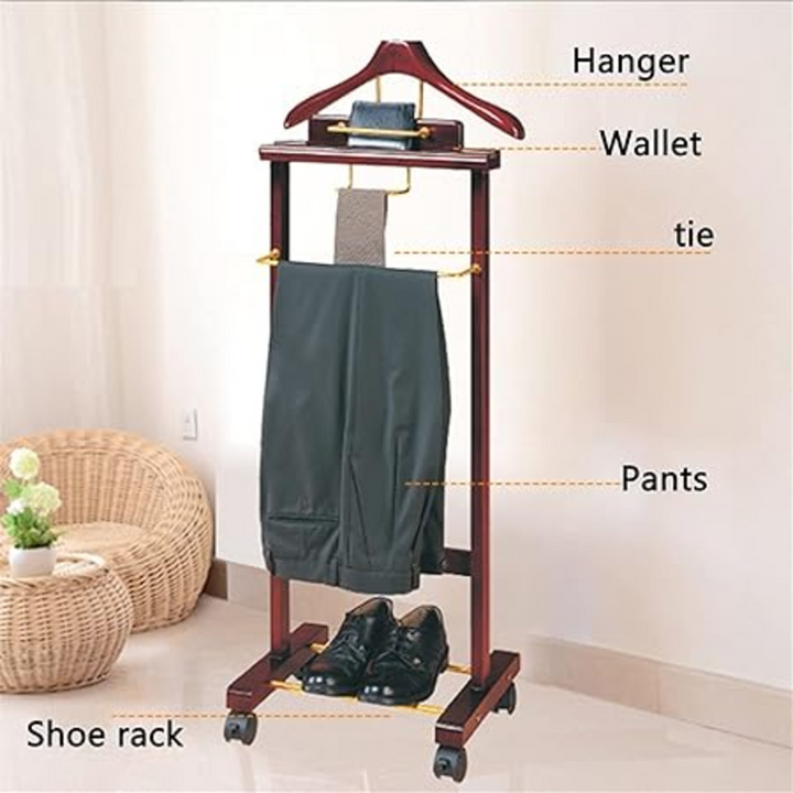 ARMN Multi-Purpose Wooden Hanger - Brown