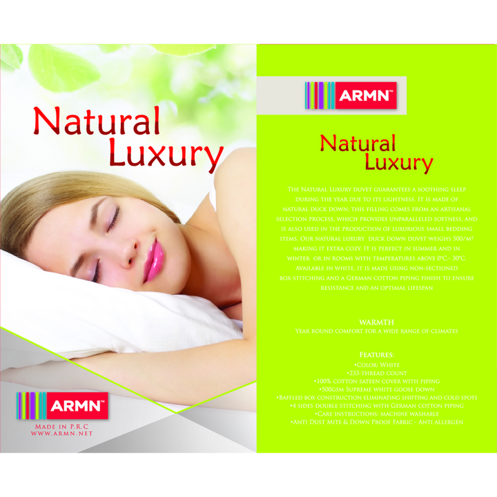 ARMN Natural Luxury Double Duvet