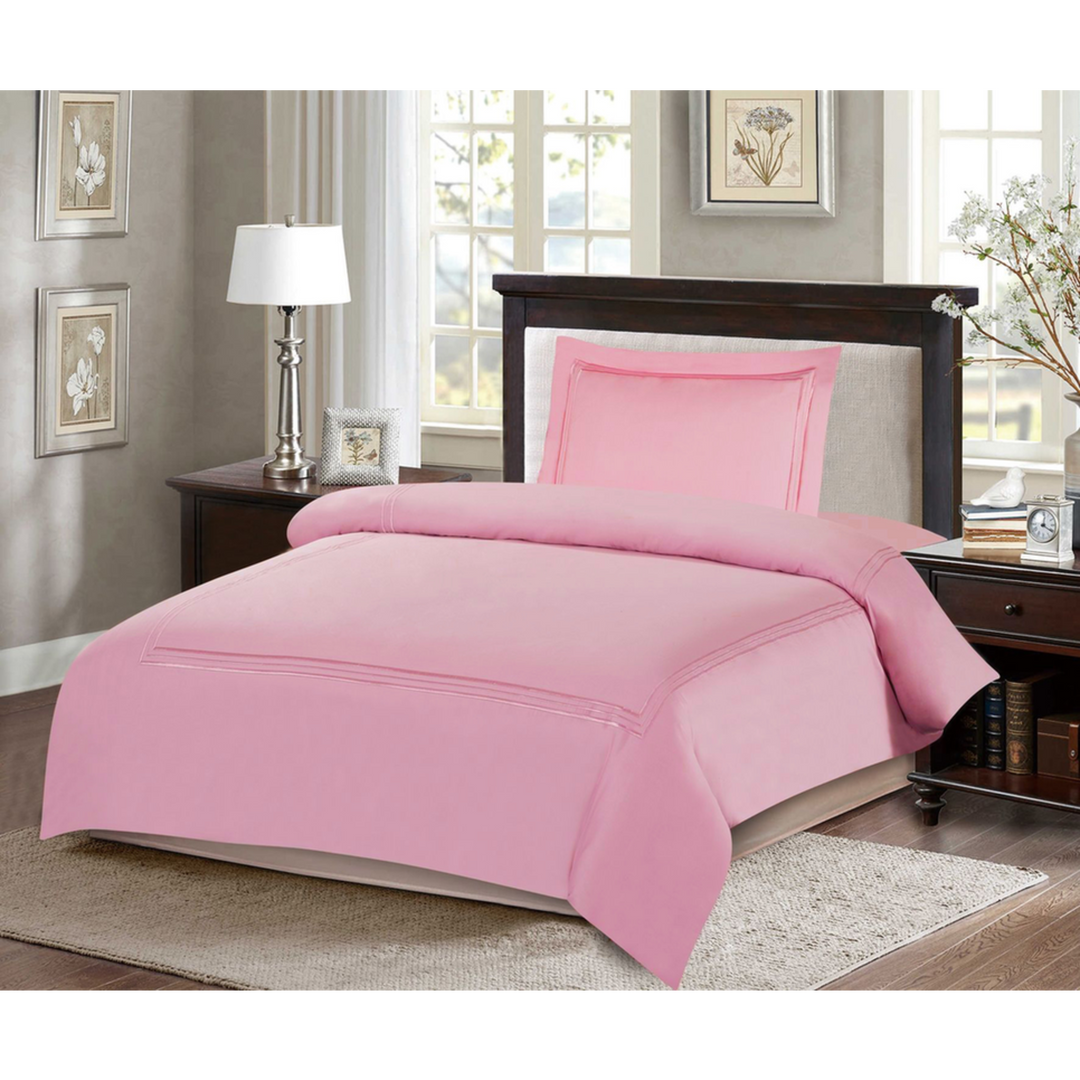 ARMN Naturesoft Single Duvet Cover Set Blush Mix - 3 Pcs