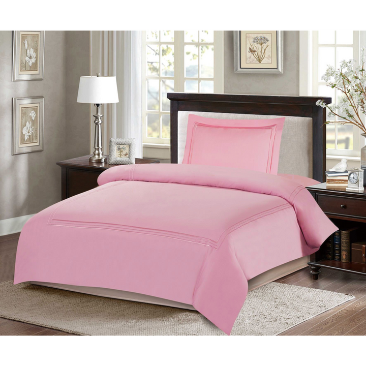 ARMN Naturesoft Single Duvet Cover Set Blush Mix - 3 Pcs