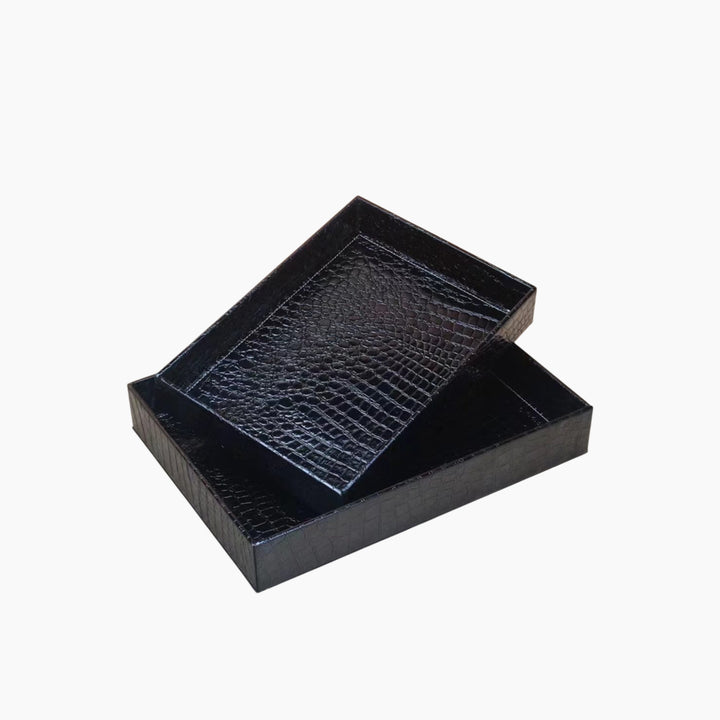 ARMN Nautical Leather Tray - 4.5 cm