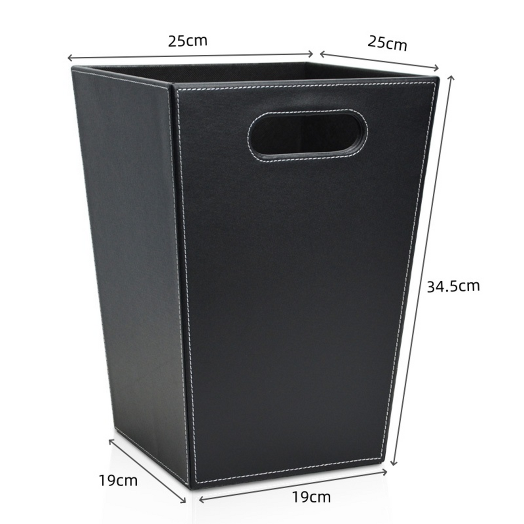 ARMN Nautical Waste Basket - Faux Leather