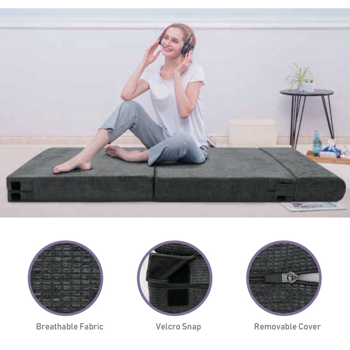 ARMN Pedic Foldable Memory Foam Lounge Mattress