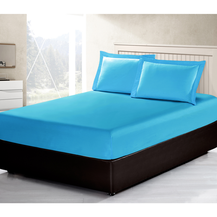 ARMN Vero Double Fitted Bed Sheet Set - 3 Pcs