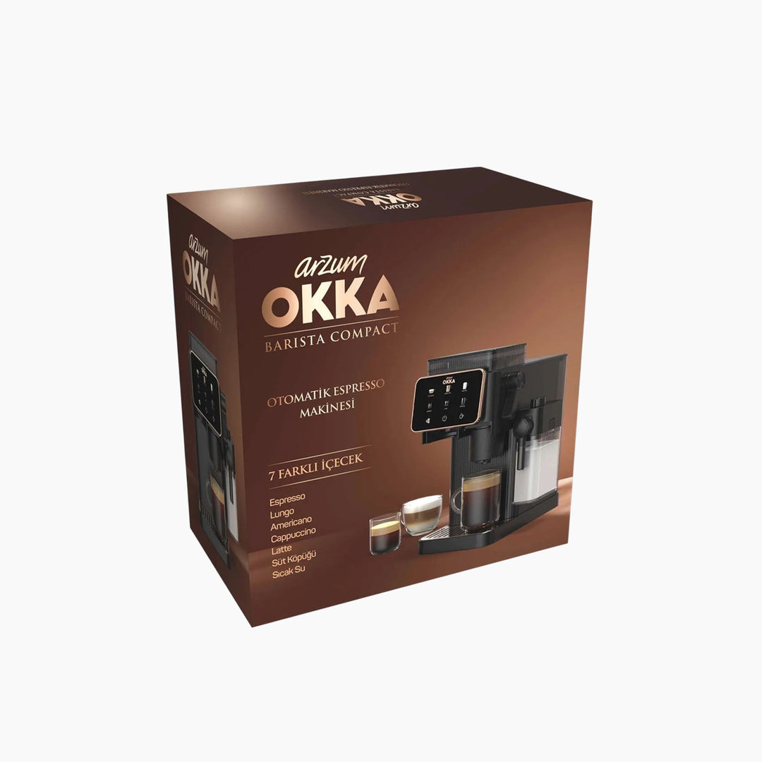 Arzum Okka Barista Compact Automatic Espresso Machine Copper