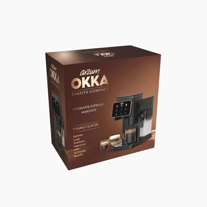 Arzum Okka Barista Compact Automatic Espresso Machine Copper