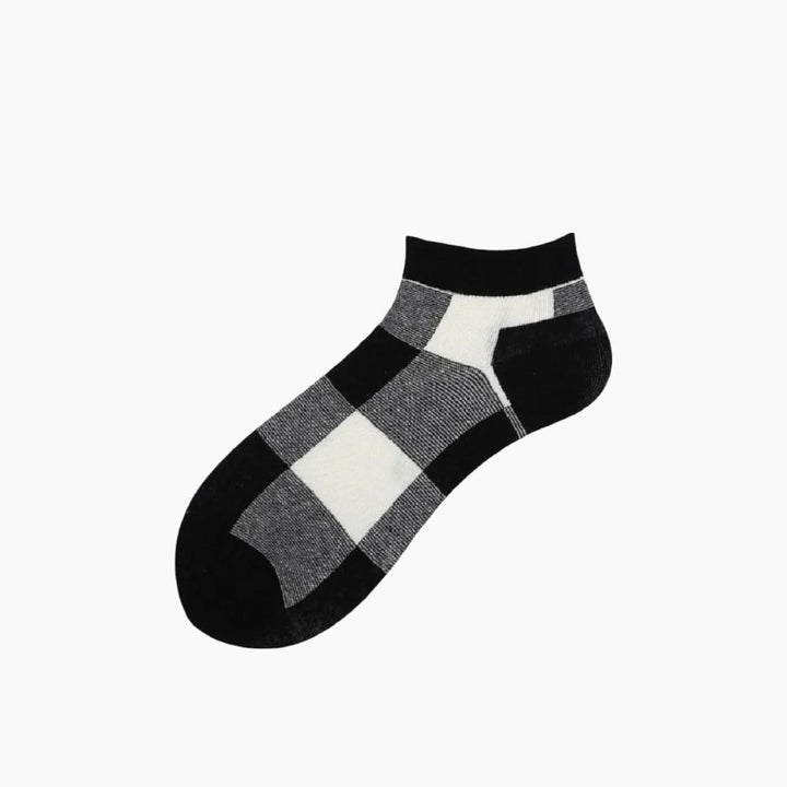 Leopardous ASK ankle socks with leopard pattern