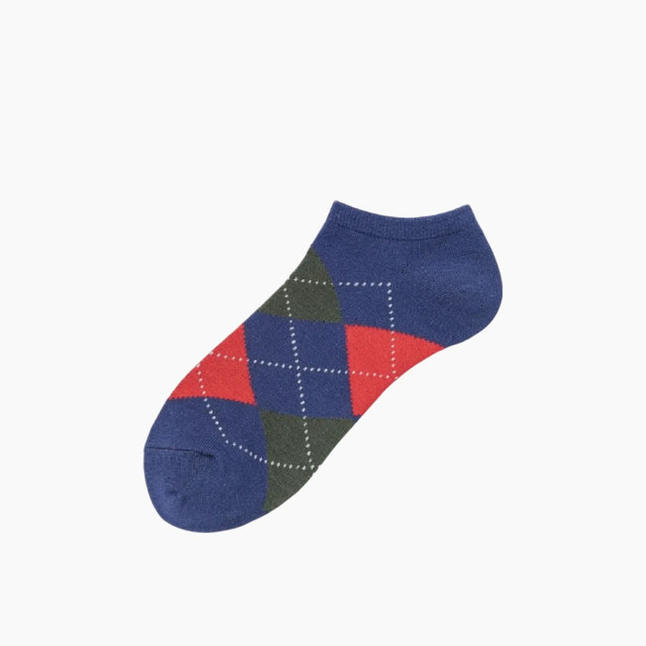 Leopardous ASK ankle socks with ASK023 model designation