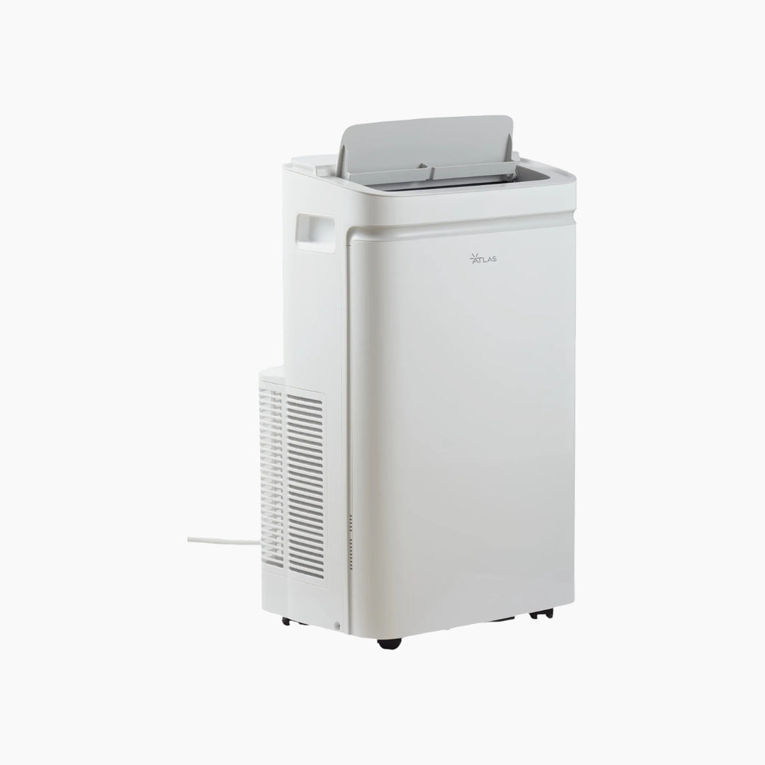 Atlas portable air conditioner in white with A+ energy rating