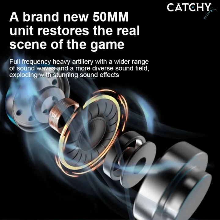 AULA S606 gaming headset with seven-color lamp effect