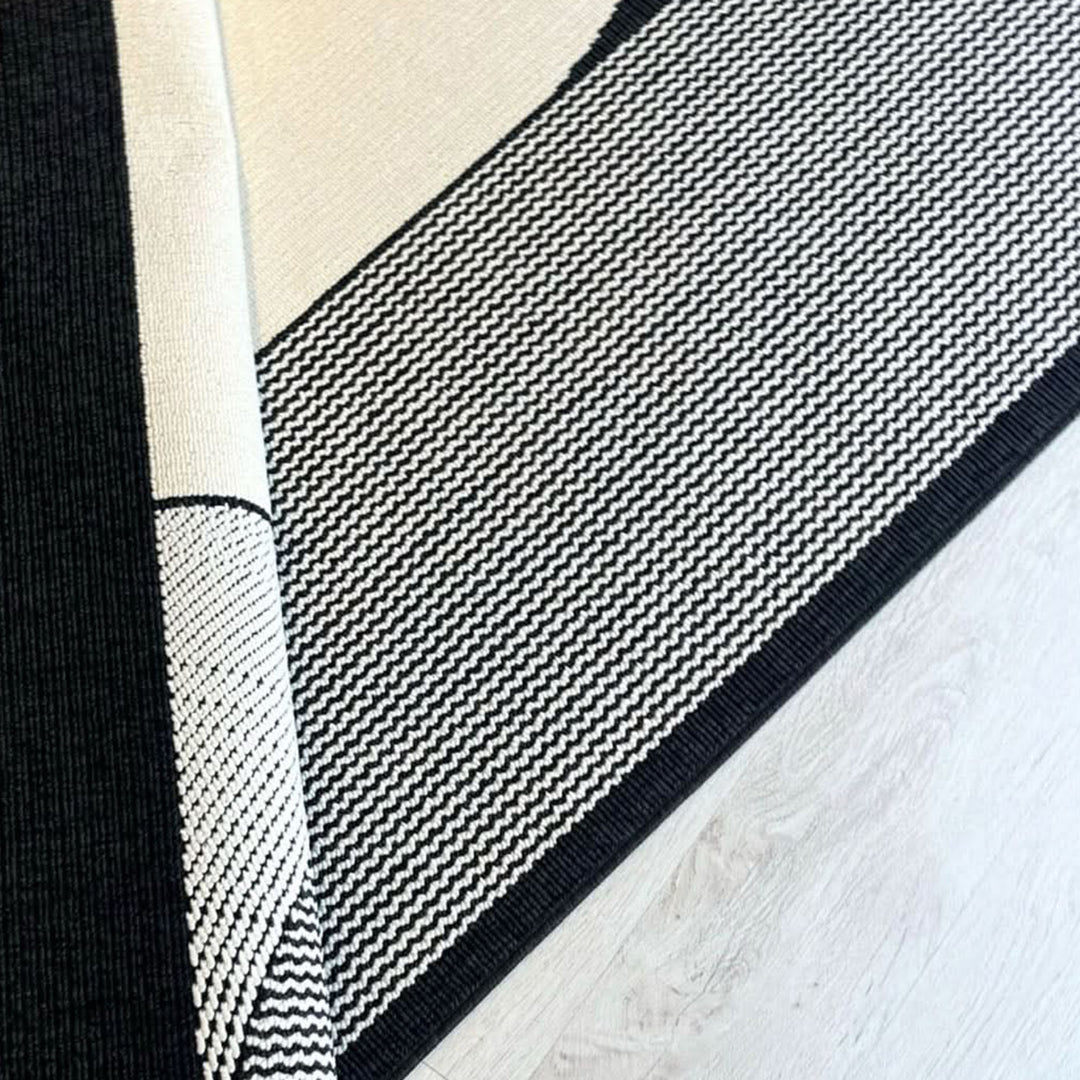 Abstract Monochrome Art Rug